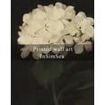thumbnail image 4 of HFDF Canvas Wall Art Decoration Wall Prts Room Decor, White Hydrangea Oil Patg Canvas Prts, Bedroom Bathroom Wall Pictures Flower Artwork Kitchen Office Floral Wall Decor 10x8inch Unframed, 4 of 5