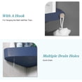 thumbnail image 3 of Estante de ducha sin taladrar, almacenamiento y organización del baño, soporte para jabón de ducha, estante para baño, incluye 4 pegatinas adhesivas, azul marino, 3 of 5