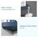 thumbnail image 3 of Estante de ducha sin taladrar, almacenamiento y organización del baño, soporte para jabón de ducha, estante para baño, incluye 4 pegatinas adhesivas, azul marino, 3 of 5