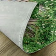 thumbnail image 5 of Ambesonne Rural Place Mats Set of 4, Summer Themed Backyard Image, Standard Size, Pale Brown and Green, 5 of 6