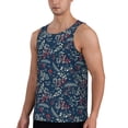 thumbnail image 2 of Haiem Leaves Snowflakes Men Workout Tank Top Gym Bodybuilding Sleeveless Muscle T Shirts Athletic Tank Breathable Workout Shirt-Large, 2 of 9