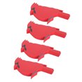 thumbnail image 6 of IBASETOY 4Pcs Compact Wooden Christmas Bird Ornament Red Xmas Decor for Fireplace Desktop, 6 of 7