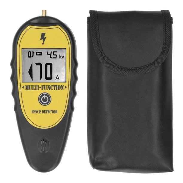 Probador de cercas, comprobador de voltaje de cercas eléctricas portátil, pantalla LCD de 15 KV para granjas ganaderas