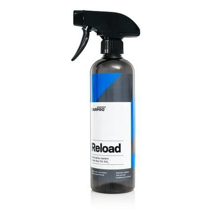 CARPRO Reload Spray Sealant and Sprayer with Sio2 (Quartz) Glass-Like Gloss, Hydrophobicity and Silica Nanotechnology, Repels Dirt, Spray-On, Wipe-Off Car Sealant, 500mL (17oz)