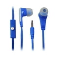 thumbnail image 1 of ESI Headphones LE2158 For Use With Audio Devices With Most Smartphones/Tablets/Laptops/MP3 Players; Earbuds; 4 Foot Wire; With Microphone; Blue, 1 of 4