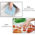thumbnail image 4 of Dog Paw Print Canvas Beach Blanket Picnic Mat | Lightweight & Durable Compact Outdoor Mat for Traveling Family Camping & Beach Trips - Large Size Waterproof Portable Sand Proof Mat for Beach, 4 of 6