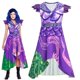 thumbnail image 1 of Audrey Evie Evil Mal Descendants 3 Cosplay Costume Girls Birthday Halloween Party Costume And Wig For Kids Disguise Descendants zhangyuxiang LED, 1 of 2