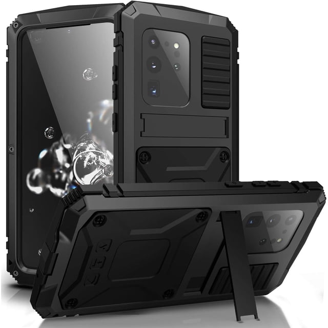 Funda resistente para Samsung S20 Ultra - Triple protección con soporte metálico y diseño antichoque
