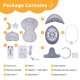 thumbnail image 4 of Baby Swing,HDJ portátil Bluetooth con velocidad de 5 Sway,10 canciones,color gris, 4 of 5