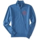 thumbnail image 1 of Aeropostale - Sudadera con logo y cremallera de 1/4 para mujer, azul, extra pequeña, 1 of 2