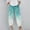 Light Blue, variant on Azrian Women's Summer Casual Loose Cotton Linen Pocket Pants Womens Elastic Waist Buttons Printing Thin Stretch Skinny Pants Trousers
