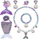 thumbnail image 1 of Mermaid Jewellery Set For Girls Kids, Kids Jewellery Sets For Little Girls, Children Jewelry Sets Include Handbag Necklace Bracelets, 1 of 5