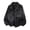 Black, variant on Bomber Jacket with Pockets Trendy Suede Lapel Zip Up Jackets Casual Solid Color Long Sleeve Waterproof Jackets for Men M