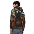thumbnail image 4 of Naloa Starry Night Cat Guitarist A Men’s Hoodies, Zip up Hoodie, Sweatshirts,Hoodies for Men Sizes S-3XL-Small, 4 of 5