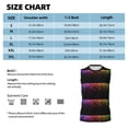 thumbnail image 6 of Bingfone Colorful Sparkling Pattern Men's Tank Tops Workout Sleeveless Tee Shirts Running Beach Tanks for Men-3X-Large, 6 of 8