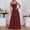 Brown, variant on 2026 New Long Floral Bridesmaid Dresses Cowl Neck Lace Prom Dress Maxi A Line Fomal Evening Gownf or Women, Mother of The Bride Dresses(Khaki,XS)