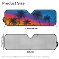 thumbnail image 5 of Uorisanigo Car Windshield Sun Shade, Foldable Summer Coconut Tree Front Window Shade Protect Your Car from Sun Heat & Glare UV Ray, Accessories for Jeep Wrangler, Compass, Gladiator & Renegade, 5 of 7