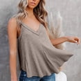 thumbnail image 7 of Yigetop Women's Tees and Tanks Womens Tank Tops 2026 Spring Summer Vacation Outfits Basic Tee Loose Fit Summer Tops for Women Khaki S, 7 of 7