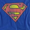 thumbnail image 2 of DC Comics Superman T-Shirt Retro Supes Logo Distressed Unisex Graphic Tee For Men & Women, 2 of 7