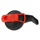 thumbnail image 3 of Wide Mouth Mason Jar Pour Spout Lid Leak Proof Mason Jar Flip Cap Lid with Handle Black Red, 3 of 4