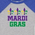 thumbnail image 4 of Inktastic Mardi Gras Fleur De Lis Trio Boys or Girls Baby Bodysuit, 4 of 5