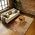 thumbnail image 7 of Addison Rugs Mayfield Premium Machine Washable Transitional Abstract Tan Rectangle Rug, 3' x 5', 7 of 7
