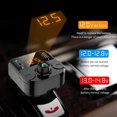 thumbnail image 1 of Binmer Bluetooth Car FM Transmitter MP3 Player Hands Radio Adapter Kit USB Charger, 1 of 9