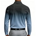 thumbnail image 4 of IAJDKMEK Men's Long Sleeve Collared Print Shirt – All-Over Pattern, Casual Athletic Top, Shirts for Men, Breathable Sport Shirt, Everyday Comfort,Cyan L, 4 of 4