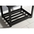 thumbnail image 2 of Kingston Brass KVSP3122A0 Kingston Commercial 31" Stainless Steel Console Sink with Steel Base (8-Inch, 3-Hole), Brushed/Matte Black, 2 of 6