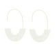 thumbnail image 3 of Sonducket 1 par de aretes en forma de U con estampado de leopardo geométrico universal colgantes para la oreja suministros elegantes para fiestas para Ropa, zapatos y accesorios Miscelánea Blanco Sonducket AP010170-01, 3 of 6