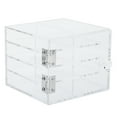 thumbnail image 1 of Organizador de pestañas NikouMX Caja de almacenamiento de pestañas acrílicas 8 capas transparente, 1 of 8