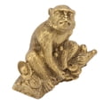 thumbnail image 5 of Brass Monkey Statue Chinese Zodiac Handmade Home Decor Collectibles Figurine Ornament, 5 of 5