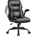 thumbnail image 4 of JONPONY Leather Office Chair, Big and Tall Office Chair 400LBS Wide Seat Ergonomic Computer Desk Chair High Back Executive Leather Chair Adjustable Task Chair, Black, 4 of 8