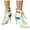 White, variant on Color Block Kitten Heels Dress Ankle Boots for Women Fashion Colored Leather Stiletto High Heeled Mid Calf Short Dressy Booties