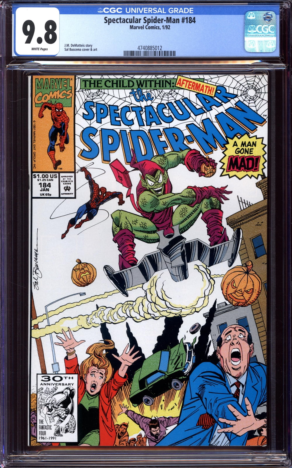 Cover of The Spectacular Spider-Man #184