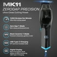 thumbnail image 4 of HUMMINGBIRD Pro Series Hair Clippers and Trimmer Set  9,000 RPM Brushless Motor, DLC Blade, Zero-Gapped T-Blade Trimmer, Cordless USB-C Rechargeable, Super Torque, Carry Case, Professional Barber Kit, 4 of 9