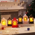 thumbnail image 1 of Vela Electrónica Navideña para Crear Ambiente | Lámpara de Candelabro Pequeña, Lámpara de Aceite, Mini Farolillo de Viento, Luz Nocturna, Luz Decorativa Festiva | Material: Plástico | 14 X 7 X 3,7 Cm, 1 of 6