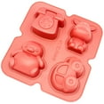 thumbnail image 1 of Silicone Soap Molds Handmade Soap Resin Molds - Non Stick, BPA Free, 100% Silicon & Dishwasher Safe Silicon Bakeware Tin - Kitchen Rubber Tray (Penguin [4 Cup]), 1 of 2