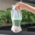 thumbnail image 3 of Bag Tek Clear Plastic Drink Carrier Bag - Fits 1 Cup - 6 1/4" x 3 1/4" x 11" - 100 count box, 3 of 10