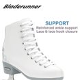 thumbnail image 5 of Bladerunner Ice by Rollerblade Allure Womens Figure Skate, White, Size 7, 5 of 7