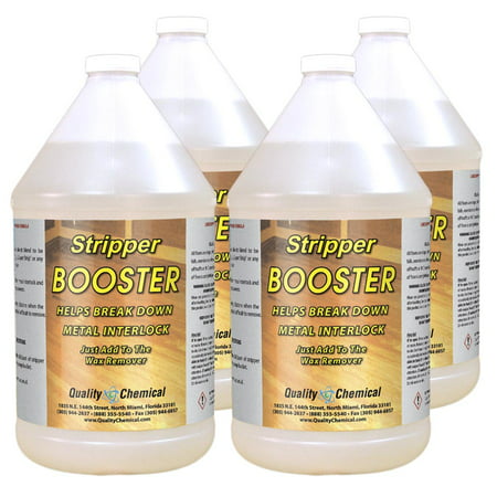 Floor Stripper Booster - High powered solvent blend - 4 gallon (Best Phone Cleaners And Boosters)