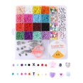 thumbnail image 4 of 5 Uds. Kit semillas de 3mm, abalorios de , medianas de 8mm, de para joyas, pulseras, 16 colores con, 4 of 8