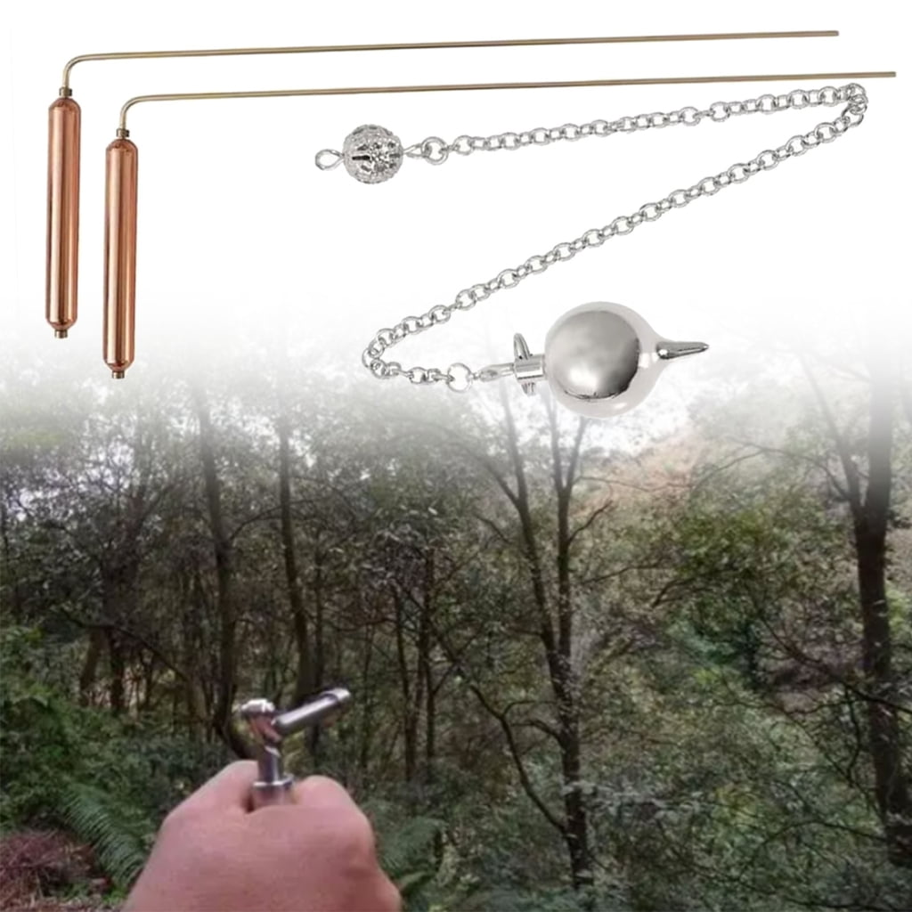 Copper Divining Dozing Rod Metal Detector Brass For Divination Treasure Hunting