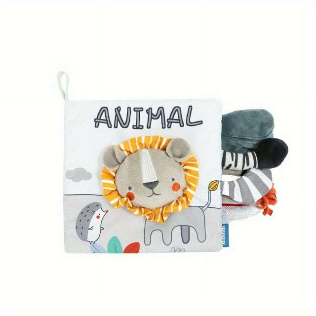 Baby Educational Cloth Book Newborn Animal Cloth Book Children's Early Learning Development Cognitive Reading Puzzle Book Montessori Toys