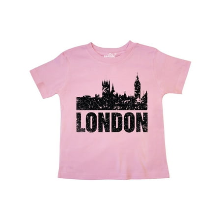 

Inktastic London England City Skyline with Grunge Gift Toddler Boy or Toddler Girl T-Shirt