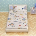 thumbnail image 1 of Feltree Baby Crib Fitted Sheet - Breathable Fabric, Machine Washable, Safe for Newborns, Standard Size, 1 of 8