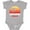 AC-Heather Grey, variant on Inktastic San Diego California Vacation Retro Sunset Boys or Girls Baby Bodysuit