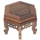 thumbnail image 3 of Taburete de madera Soporte para plantas Estante de exhibición de macetas de estilo chino Base para tetera, 3 of 4