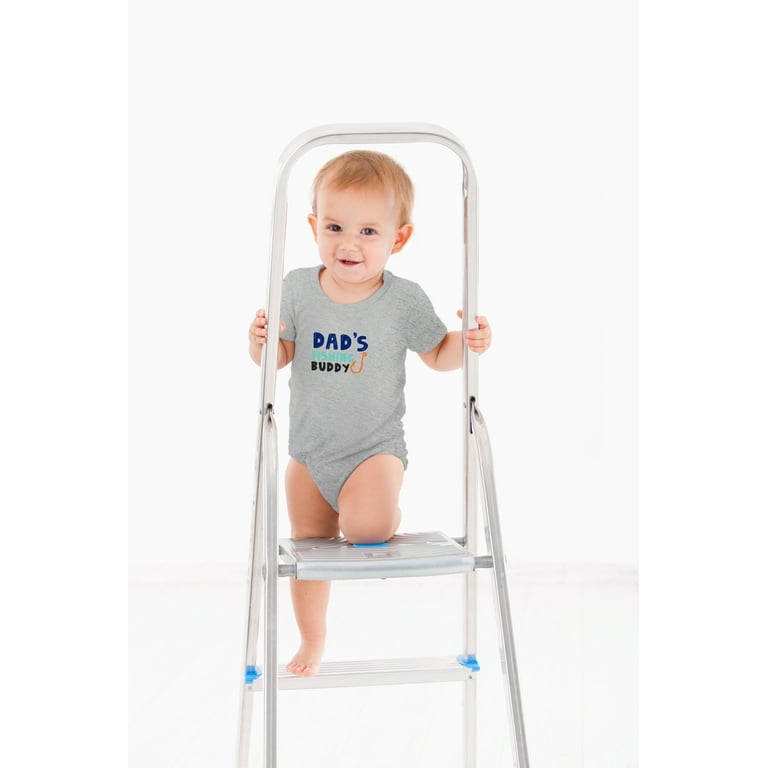 Dad's Fishing Buddy - Pack My Diapers, I'm Going Fishing with Daddy - Cute  One-Piece Infant Baby Bodysuit 