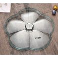 thumbnail image 3 of Flower Shape Snack Serving Tray Snacks Storage Box With Lid For Food Storage Box, Blue, 3 of 4